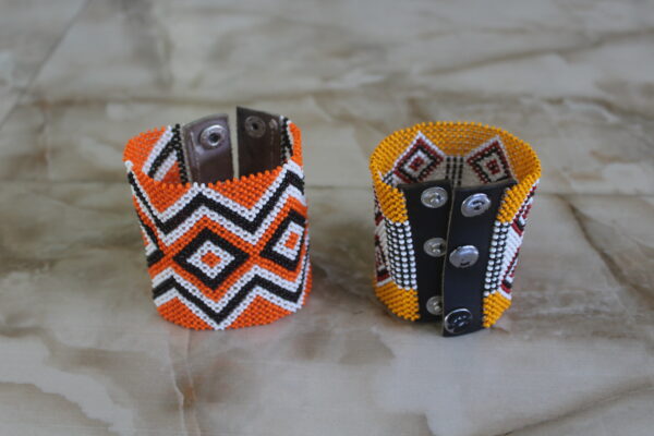 Ethnic Beaded Gauntlet